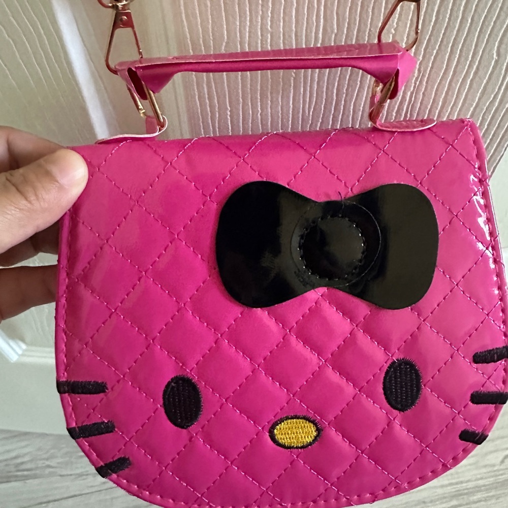 Hello Kitty  Character Pink Quilted Kids Bags